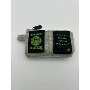 Dime Bags Small Hemp Pouch Smell Proof Zipper Case Stash Bag Mini Storage
